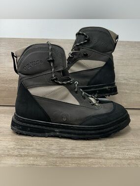 ORVIS Encounter Wading Fishing Boots Mens Size 12 Grey/Black